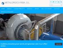 Tablet Screenshot of metalriba.com